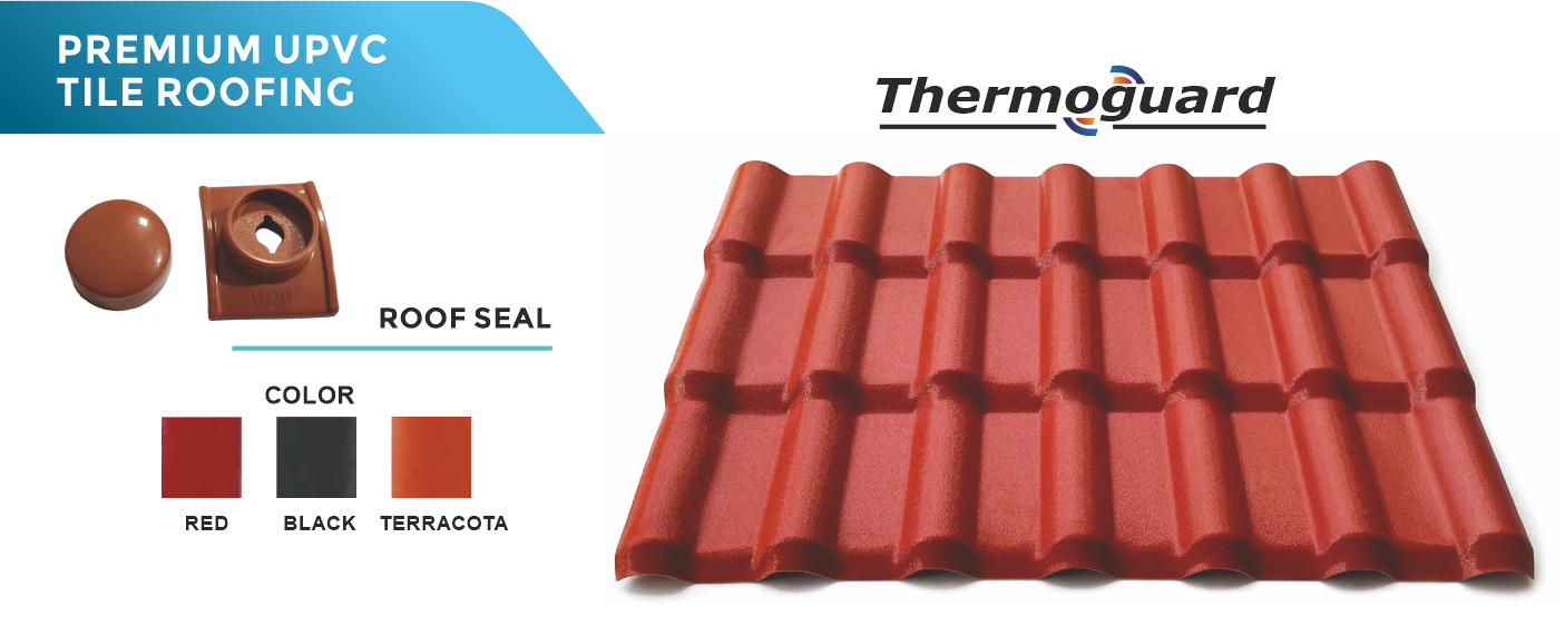 Atap UPVC Premiun - Tile Genteng - Thermoguard