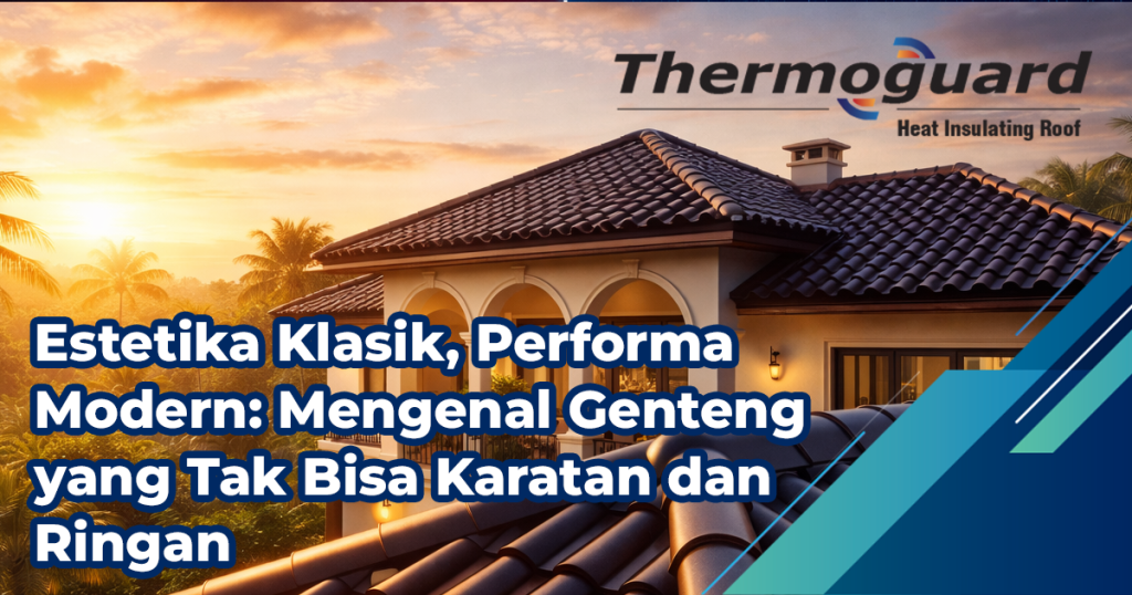 Estetika Klasik, Performa Modern: Mengenal Genteng yang Tak Bisa Karatan dan Ringan
