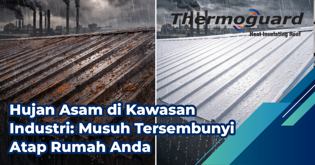 Hujan Asam di Kawasan Industri: Musuh Tersembunyi Atap Rumah Anda