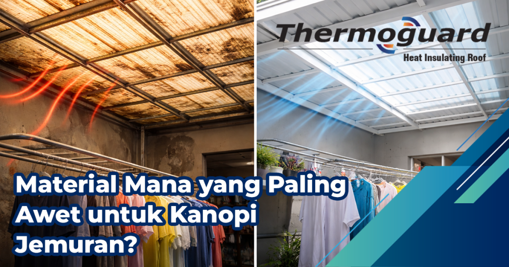 uPVC vs Polycarbonate: Material Mana yang Paling Awet untuk Kanopi Jemuran?