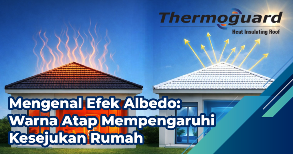 Mengenal Efek Albedo: Warna Atap Mempengaruhi Kesejukan Rumah