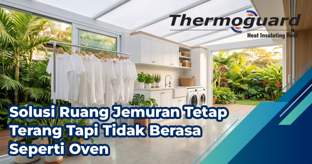 Solusi Ruang Jemuran Tetap Terang Tapi Tidak Berasa Seperti Oven